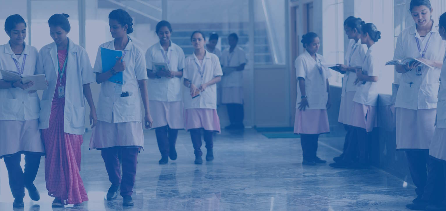 Nurses at St. Peter's Nursing College